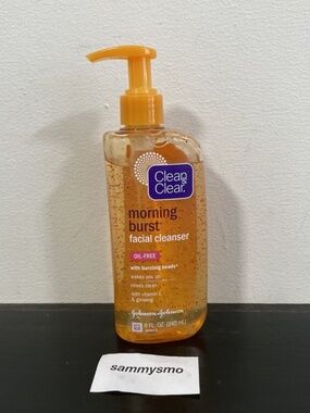 Clean & Clear Morning Burst Facial Cleanser, Oil Free Original Formula 8 oz.